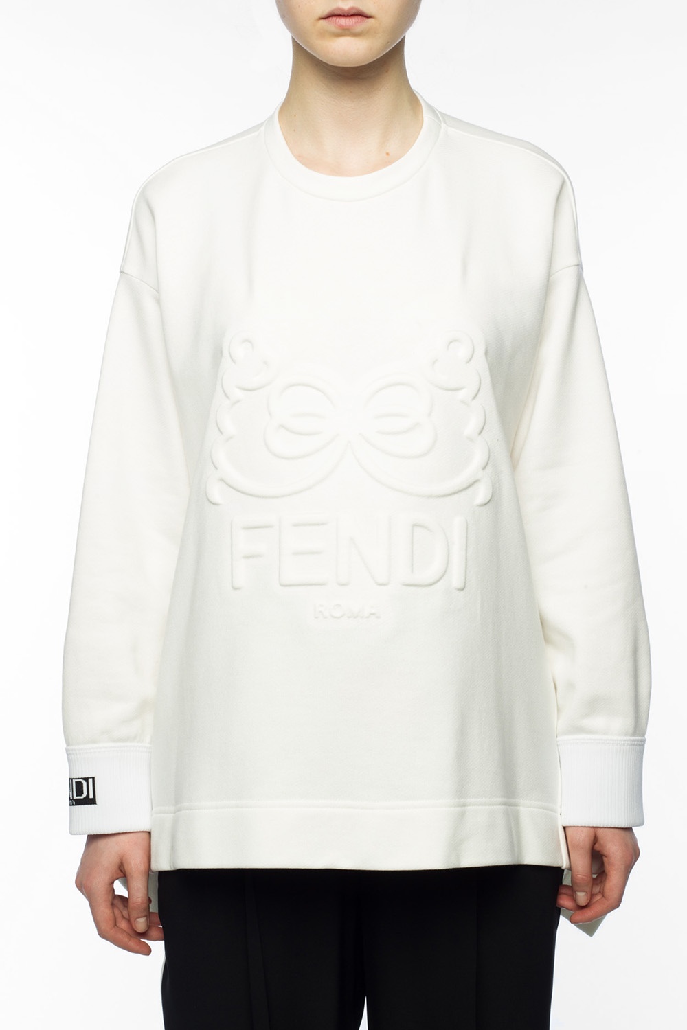 Embossed asymmetrical sweatshirt Fendi - Vitkac US Embossed asymmetrical sweatshirt Fendi - Vitkac US